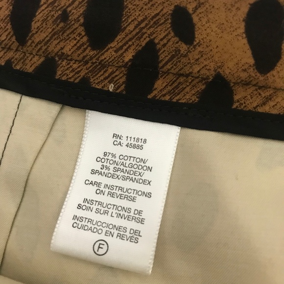 Michael Kors | Animal Print Pencil Skirt 6 - Picture 5 of 5
